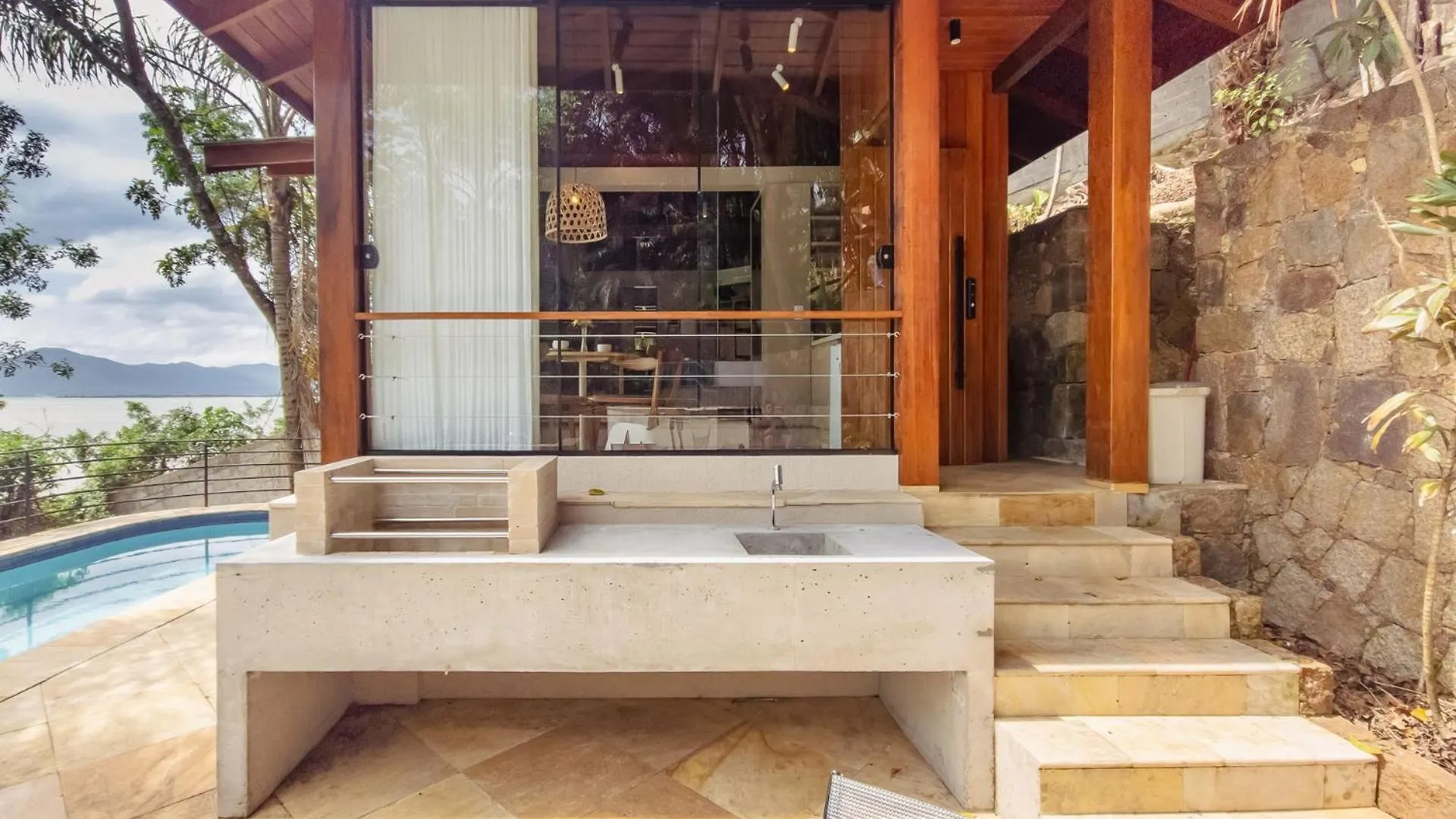 Bangalo Pe Na Areia Com Piscina Mk5729 Apartment Florianopolis Brazil
